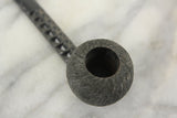 Rex Nylon France Black Smoking Pipe with Threaded Bowl