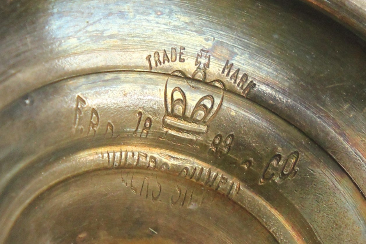 F.R. Rogers Silver Co. Silver Plate on Copper Sugar Scuttle Scoop