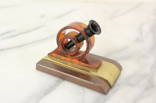 Art-Deco Bakelite Pen Stand Pen Holder and Paperweight, by Aimes