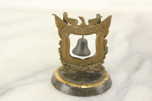 Tin Americana Liberty Bell Place Setting Letter Holder Token