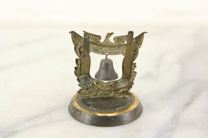 Tin Americana Liberty Bell Place Setting Letter Holder Token