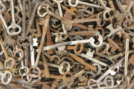 Assorted Antique Skeleton Keys