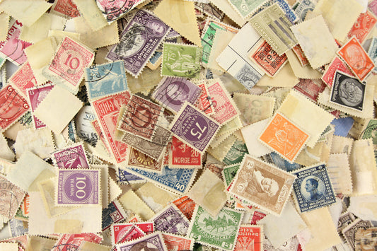 Assorted Vintage Postage Stamps