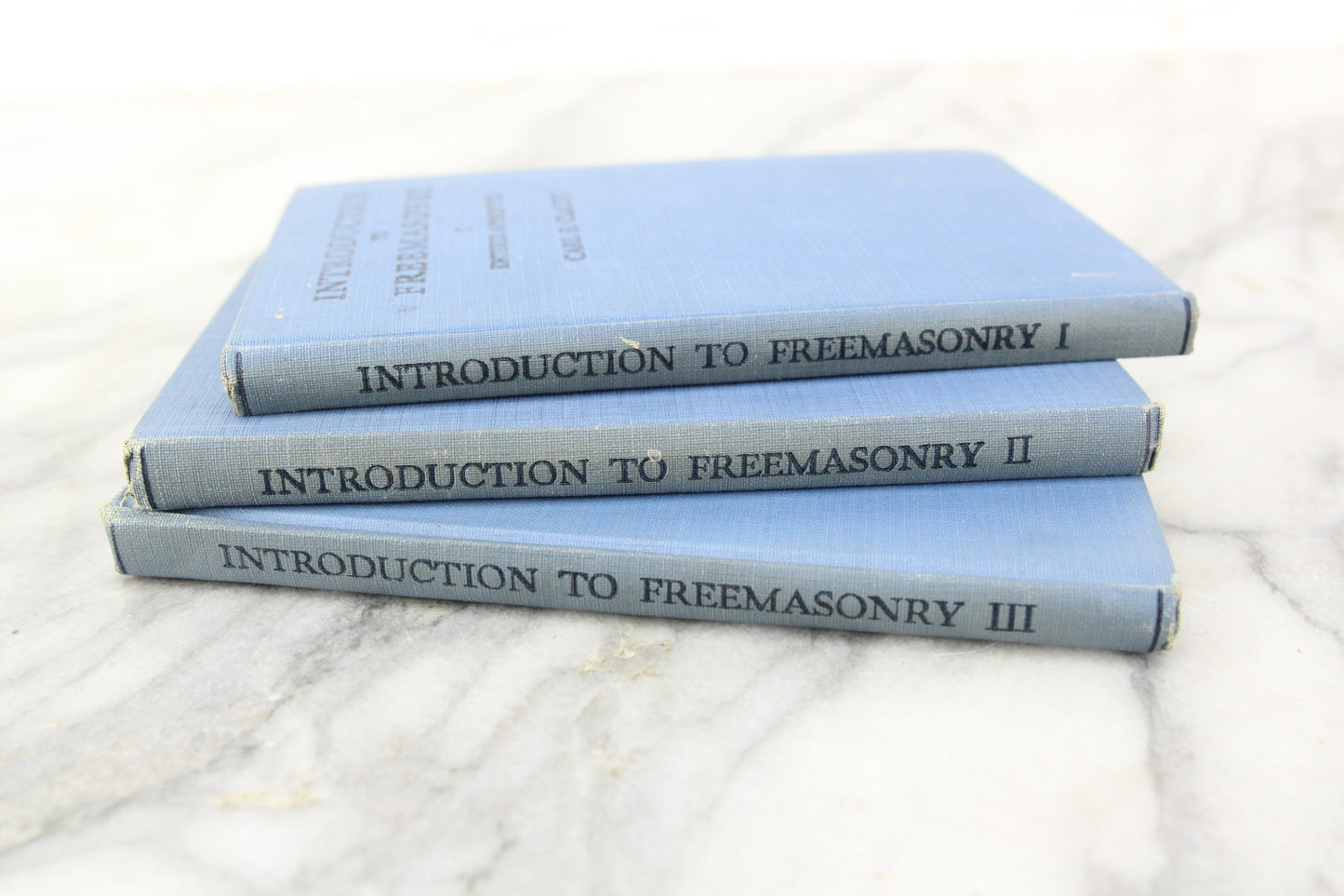 Introduction to Freemasonry by Carl H. Claudy, Three Volume Set, Copyright 1942