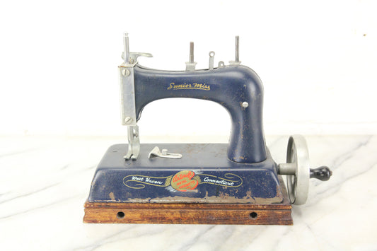 Artcraft Metal Products Junior Miss 1940s Handcrank Toy Sewing Machine