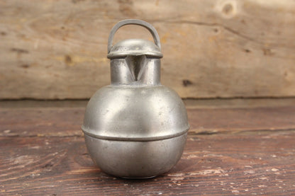 International Pewter #6001 Miniature Tea Pot with Woven Handle