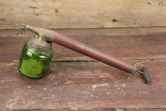 Brown's Auto Spray No. 26 Antique General Purpose Sprayer with Green Glass Reservoir