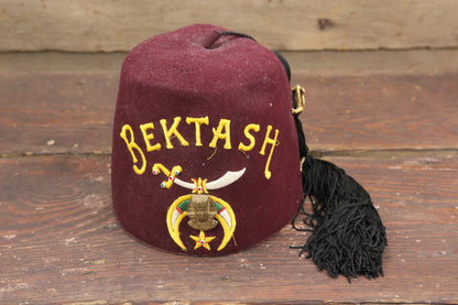 Bektash Shriners Concord, NH Vintage with Tassel and Camel Brooch