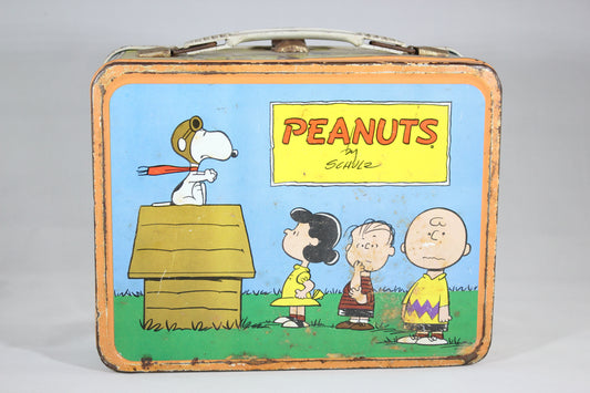 Peanuts by Schulz Thermos Brand Metal Lunchbox, 1959