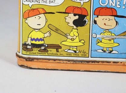 Peanuts by Schulz Thermos Brand Metal Lunchbox, 1959