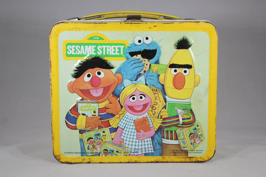 Sesame Street Muppets Inc. Aladdin Brand Metal Lunchbox, 1979