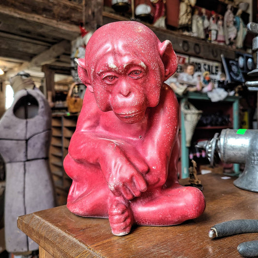 Porcelain Monkey Decanter by Erphilia, Made in Germany