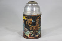 Tom Corbett Space Cadet Metal Lunchbox with Matching Thermos, 1952