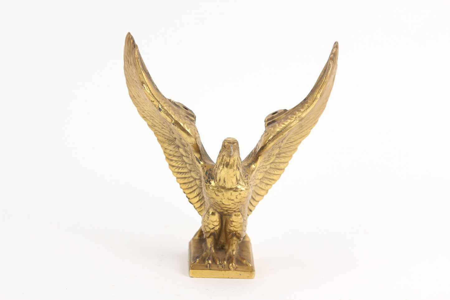 Gilded Pot Metal American Eagle Trophy Ornament