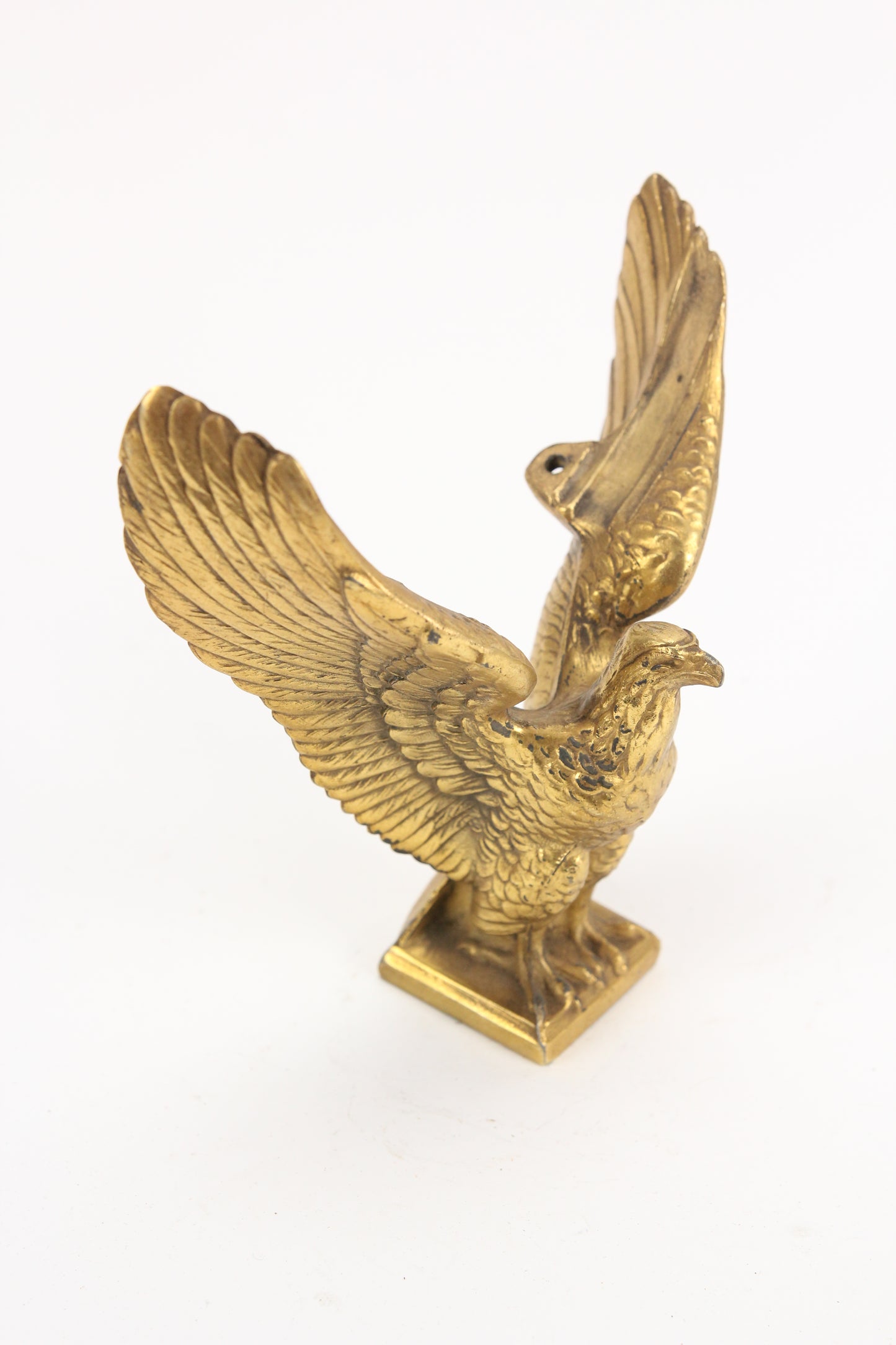 Gilded Pot Metal American Eagle Trophy Ornament