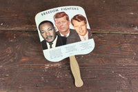 Carolina Mortuary John F. Kennedy, Robert Kennedy, and Martin Luther King Advertising Church Fan