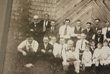 Matted Group Photograph of the Odd Fellows Excelsior 49 Lodge Outing & Clambake, August 31, 1919 #1
