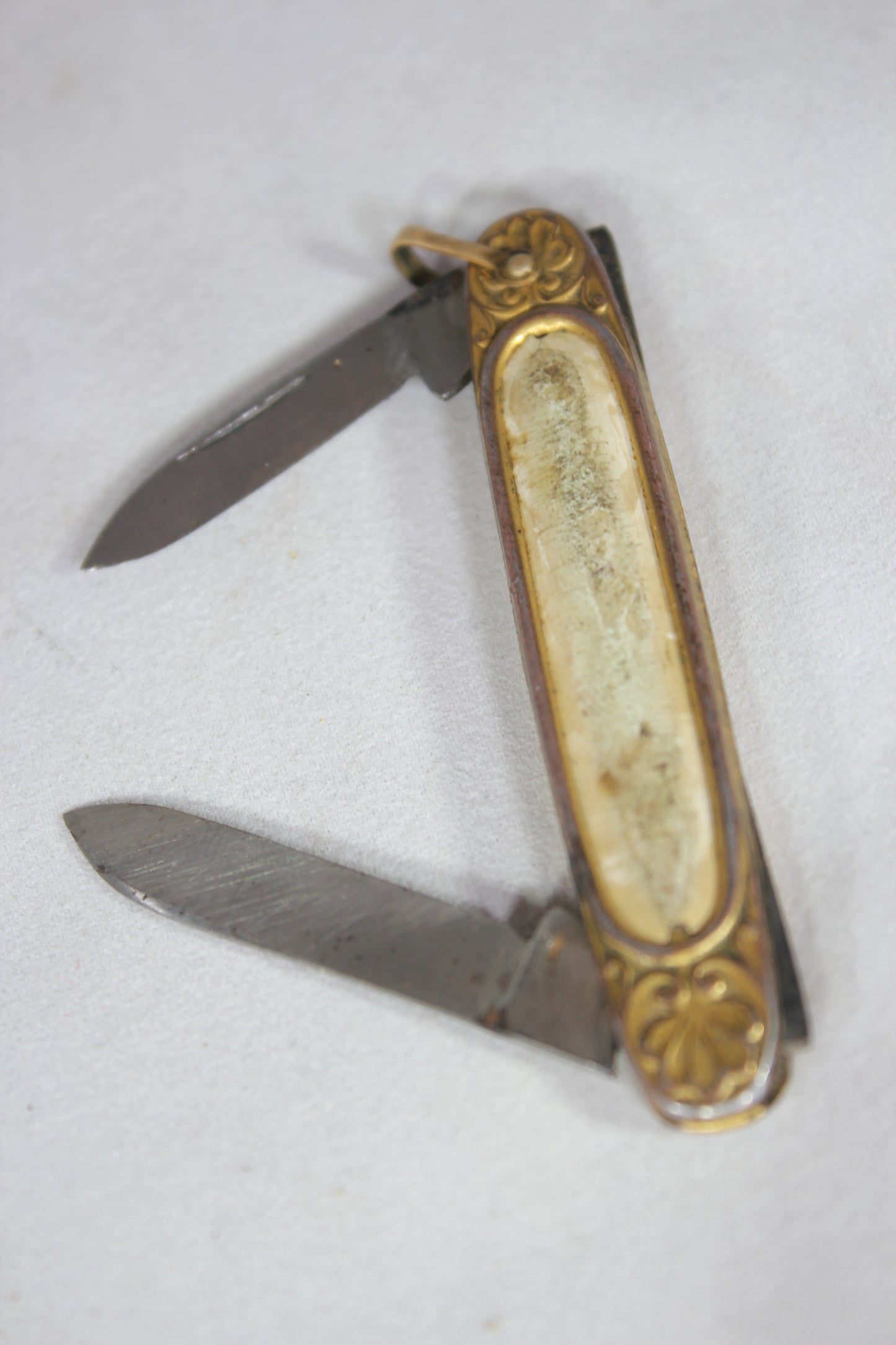 Antique Pocket Knife with an Image of a Nude Woman, 1920s