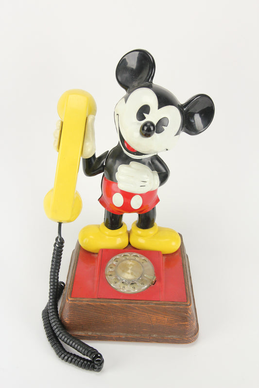 The Mickey Mouse Rotary Phone by American Telecommunications Corporation, 1976