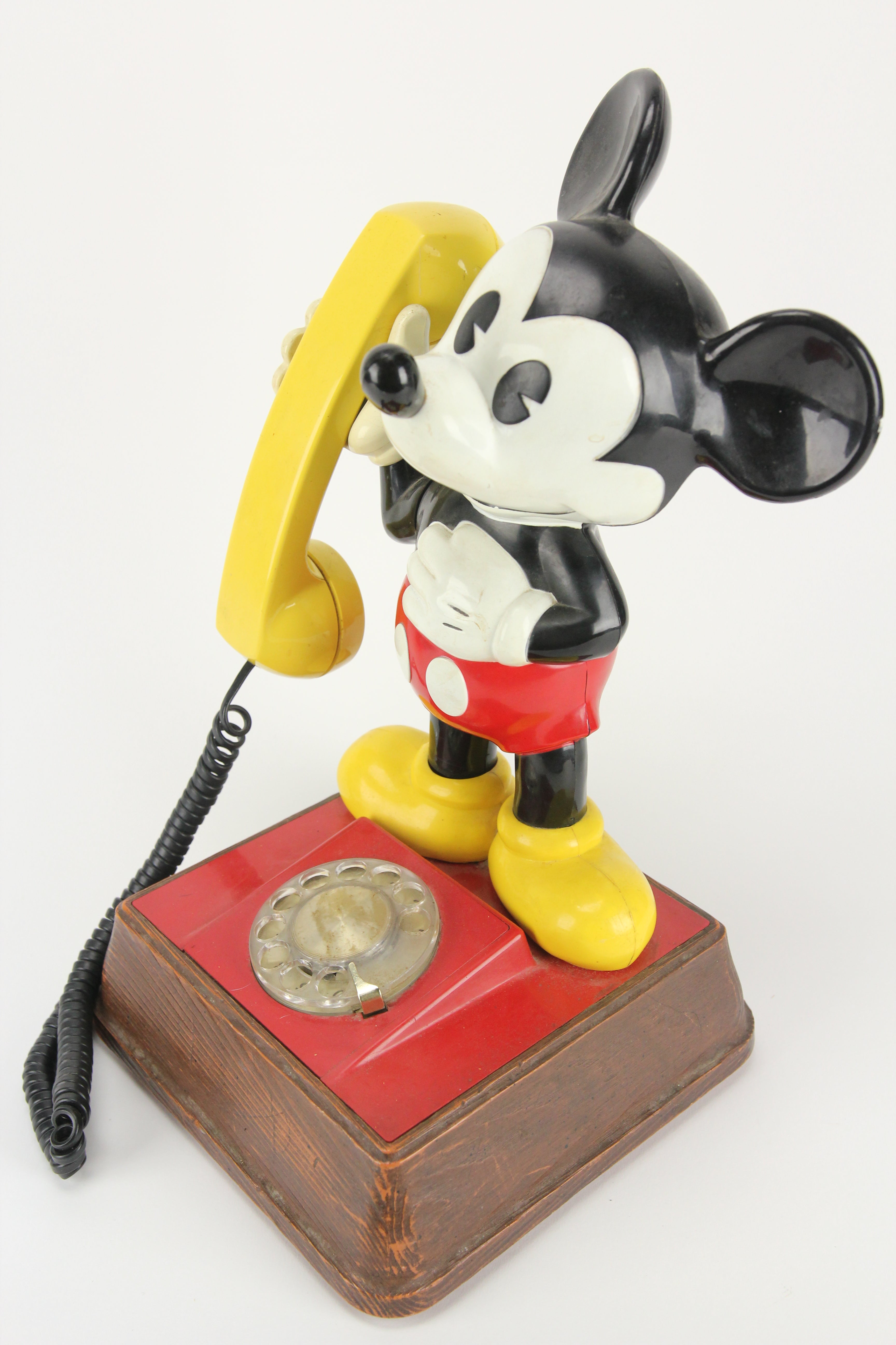 【高い買取】★ 希少 ミッキ－マウス 電話機 1976年式 MICKEY MOUSE PHONE！USED その他