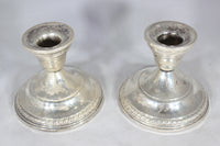Pair of Weighted Sterling Silver 3.25" Candlesticks