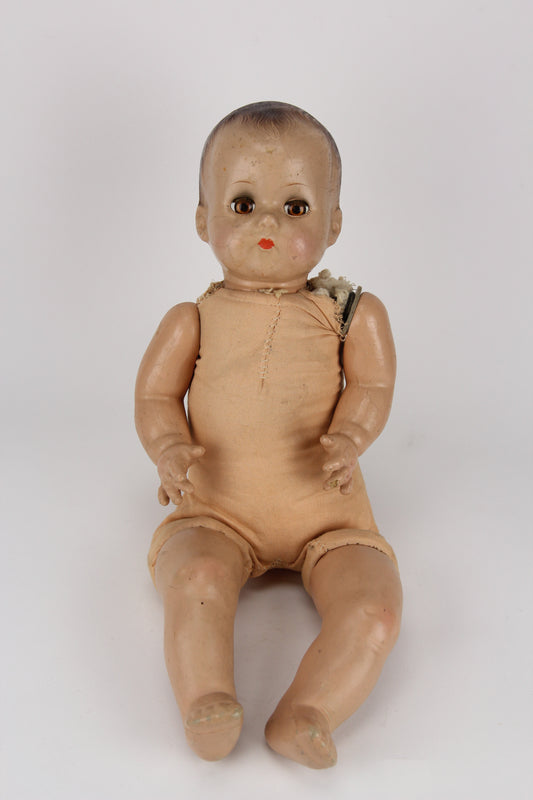 Arranbee R&B Composition Baby Doll with Creepy Eyes and Cloth Body, 20"