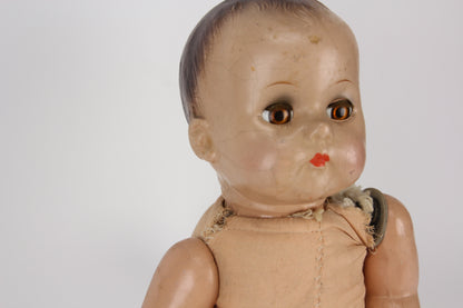 Arranbee R&B Composition Baby Doll with Creepy Eyes and Cloth Body, 20"