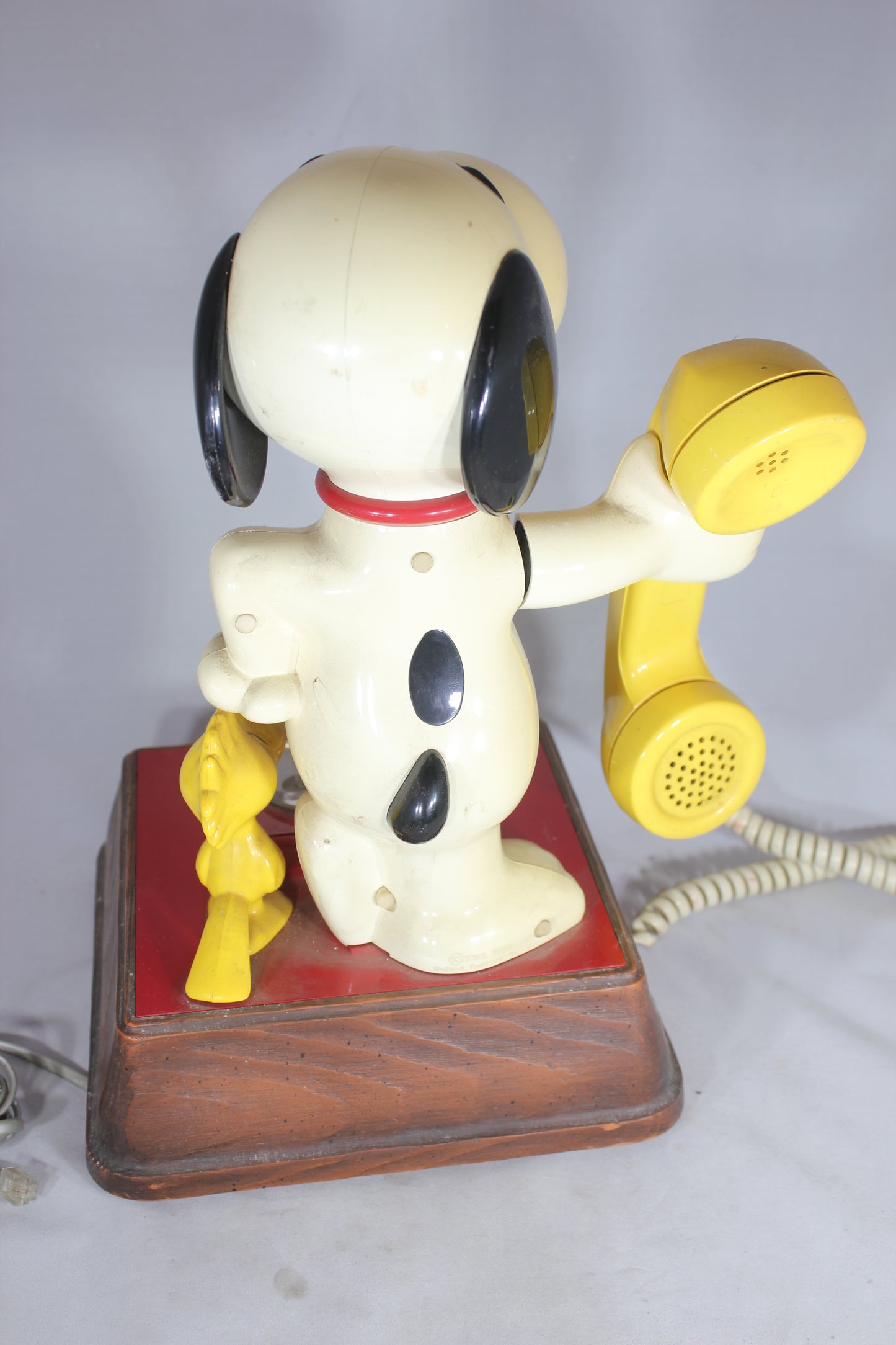 Peanuts Snoopy and Woodstock Vintage Rotary Dial Phone, 1966