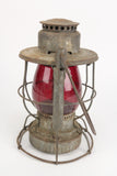 Dietz Vesta New York Central Service N.Y.C.S. Antique Railroad Lantern with CNX Red Globe