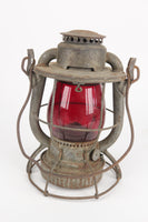 Dietz Vesta New York Central Service N.Y.C.S. Antique Railroad Lantern with CNX Red Globe