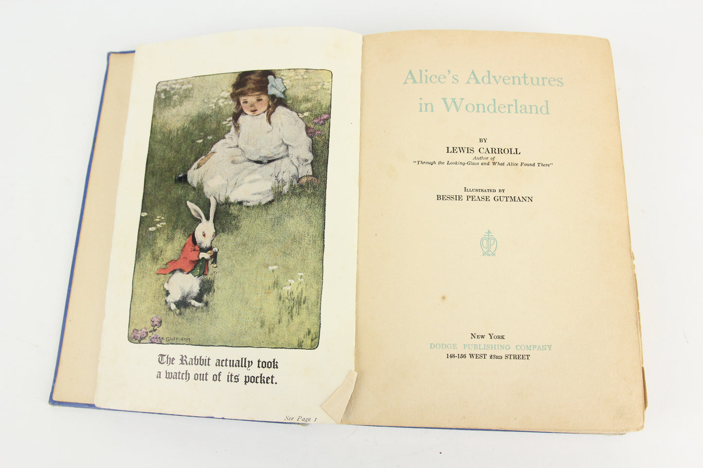 Alice's Adventures in Wonderland (Illustrated) by Lewis Carroll, Copyright 1907