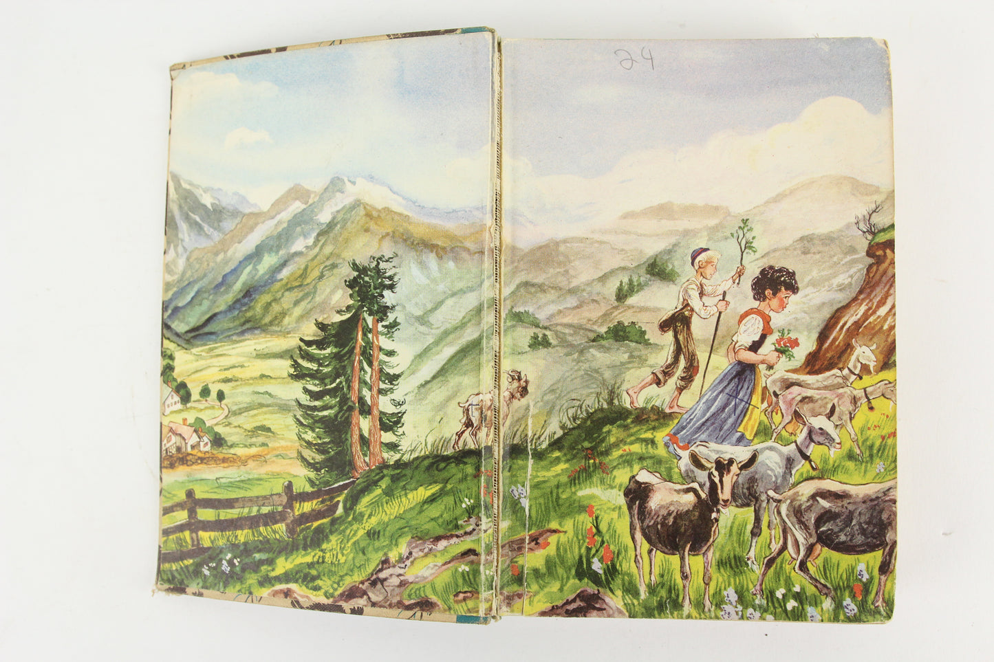 Heidi (Illustrated) by Johanna Spyri, Copyright 1945