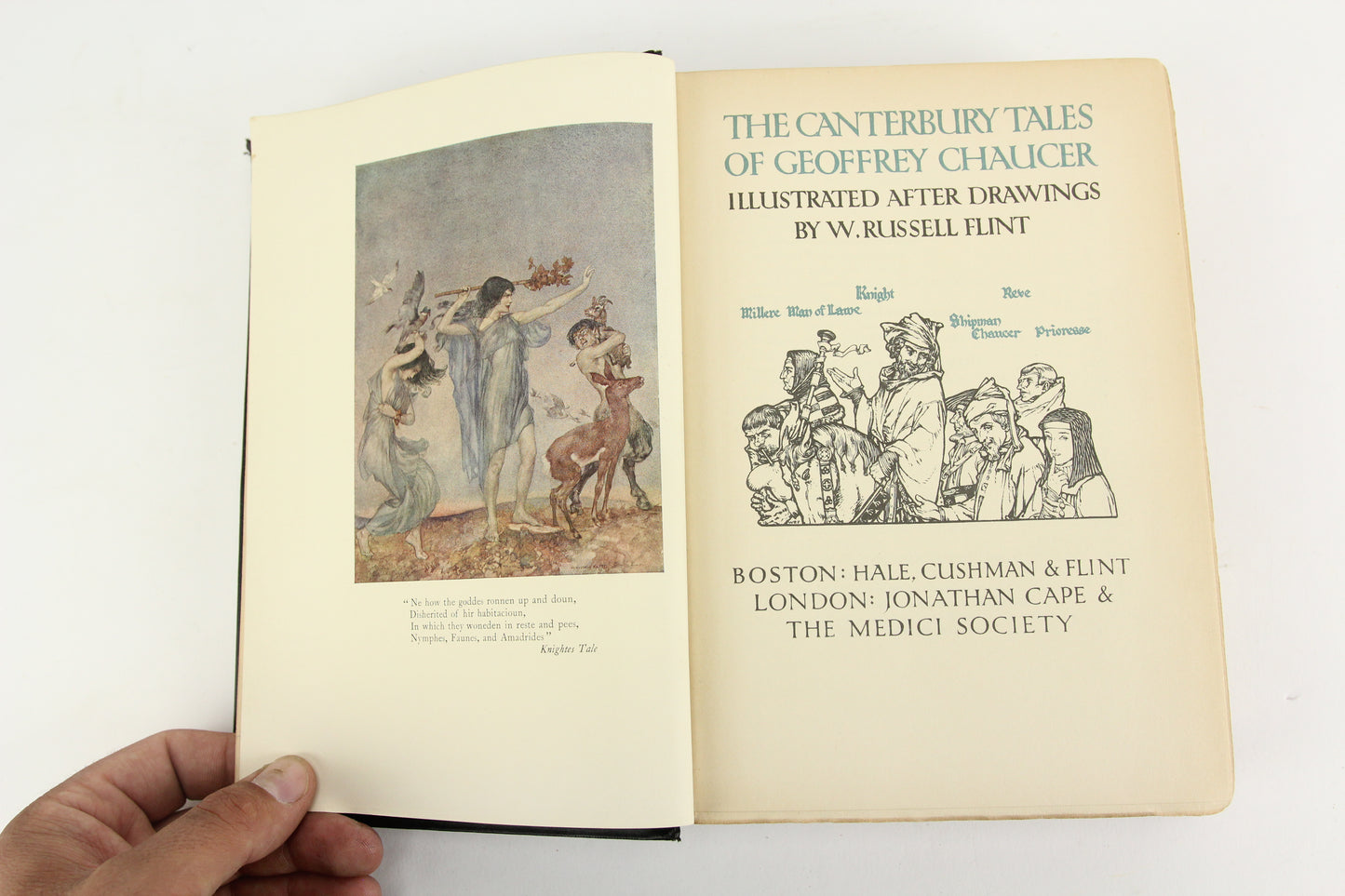 The Canterbury Tales of Geoffrey Chaucer, Illustrated by W. Russell Flint, 1928