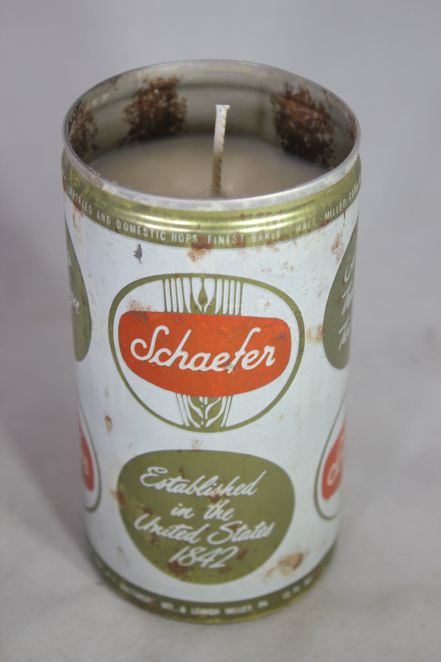 Vintage Beer Can Candles - Blatz, Schlitz, Rolling Rock, & More!