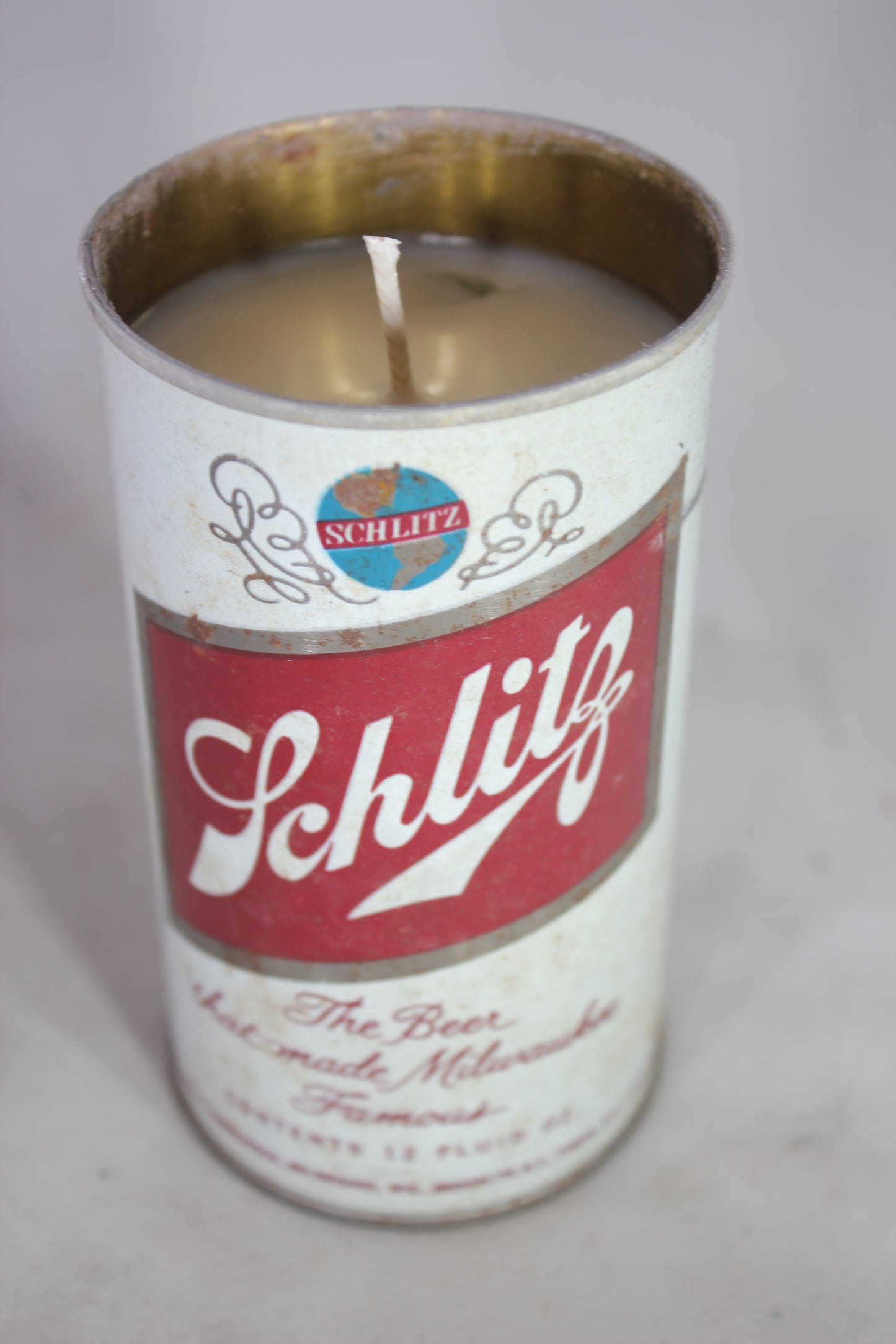 Vintage Beer Can Candles - Blatz, Schlitz, Rolling Rock, & More!