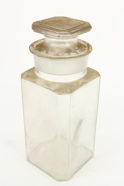 Antique Glass General Store Apothecary Candy Jar with Lid #2