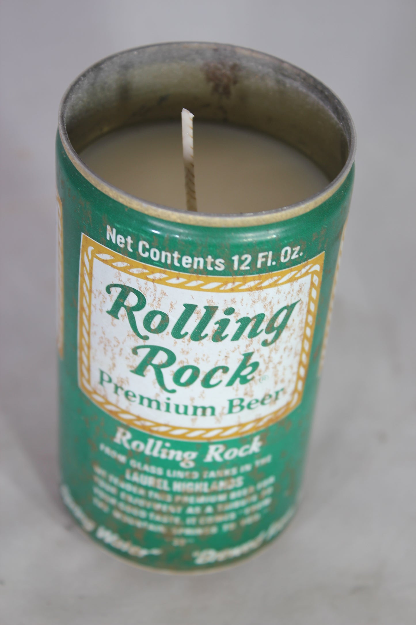 Vintage Beer Can Candles - Blatz, Schlitz, Rolling Rock, & More!