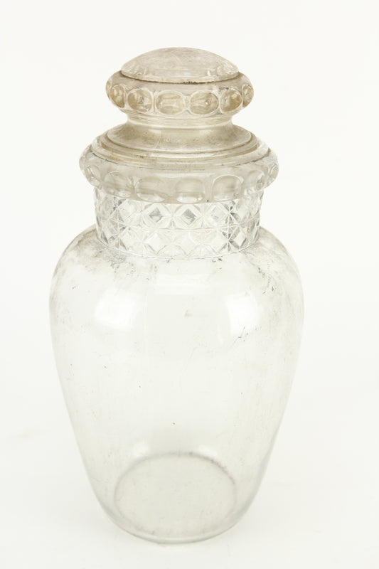 Antique Glass General Store Apothecary Candy Jar with Lid #3