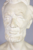 White Plaster Bust of Abraham Lincoln