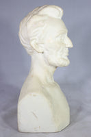 White Plaster Bust of Abraham Lincoln