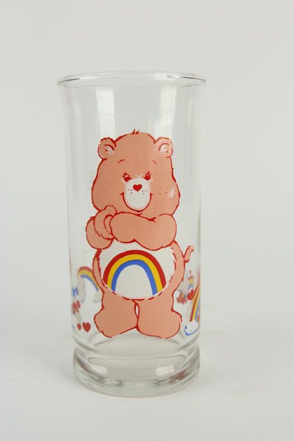 Limited Edition Care Bears Pizza Hut Collector's Series Glass Cups, Set of 4, 1983