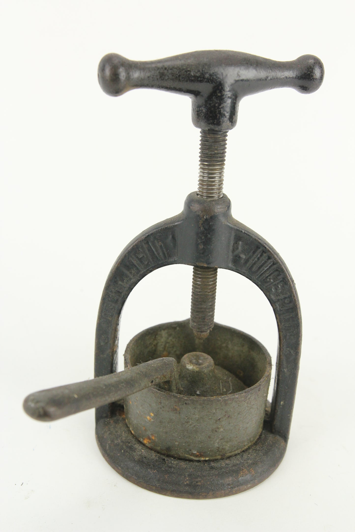 H.F. Osborne Antique Patented Cast Iron Meat Juice Press, Newark, NJ, 1884