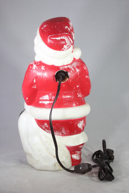 Santa Claus Light Up Blow Mold by Empire Plastic Corp., 1968