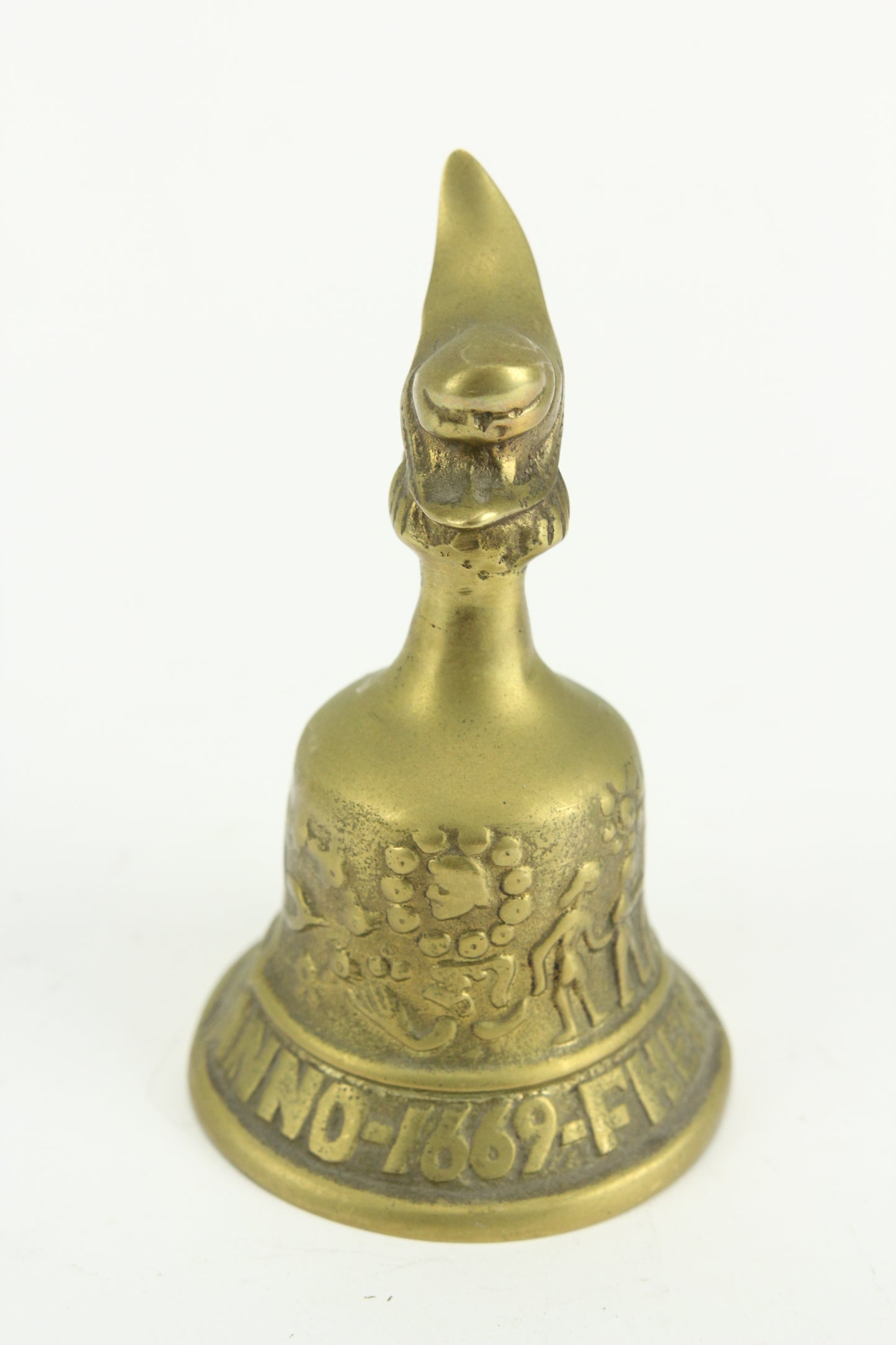 Replica French Pirate Cavalier Solid Brass Bell "FHEM-NY-ME-FEGIT ANNO 1669"