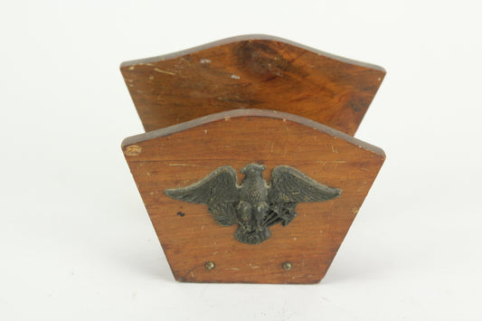 Wooden Americana Eagle Napkin Holder