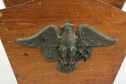 Wooden Americana Eagle Napkin Holder