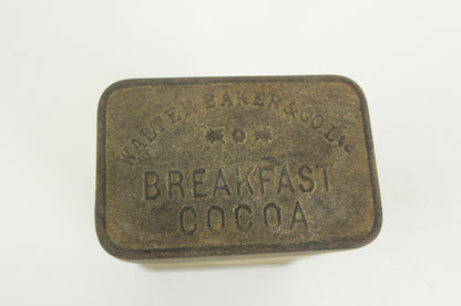 Antique Walter Baker and Co. Ltd. Breakfast Cocoa Tin