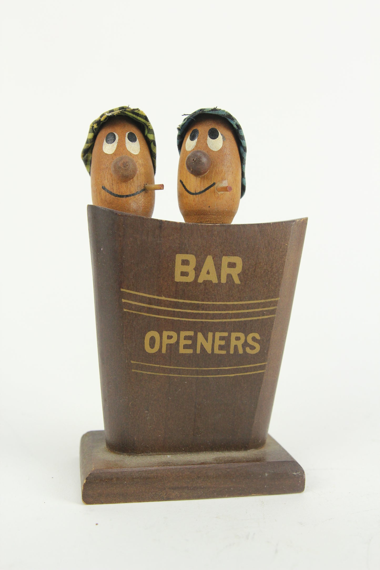 Novelty Bar Openers Bottle Opener and Corkscrew Head Set