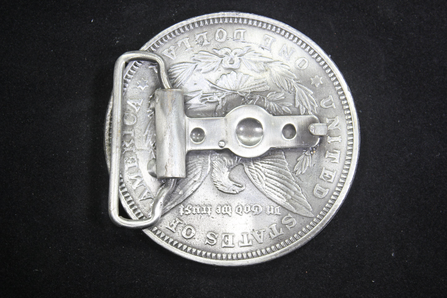 1900 One Dollar Coin Solid Brass Belt Buckle