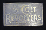 Colt Revolvers Solid Brass Belt Buckle